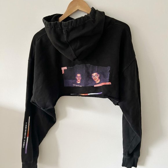 tiny meat gang cropped hoodie - Picture 2 of 2